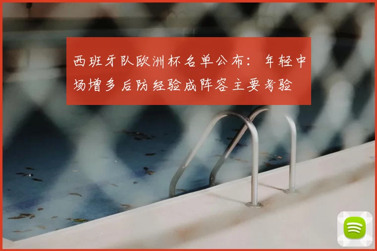 西班牙队欧洲杯名单公布：年轻中场增多后防经验成阵容主要考验